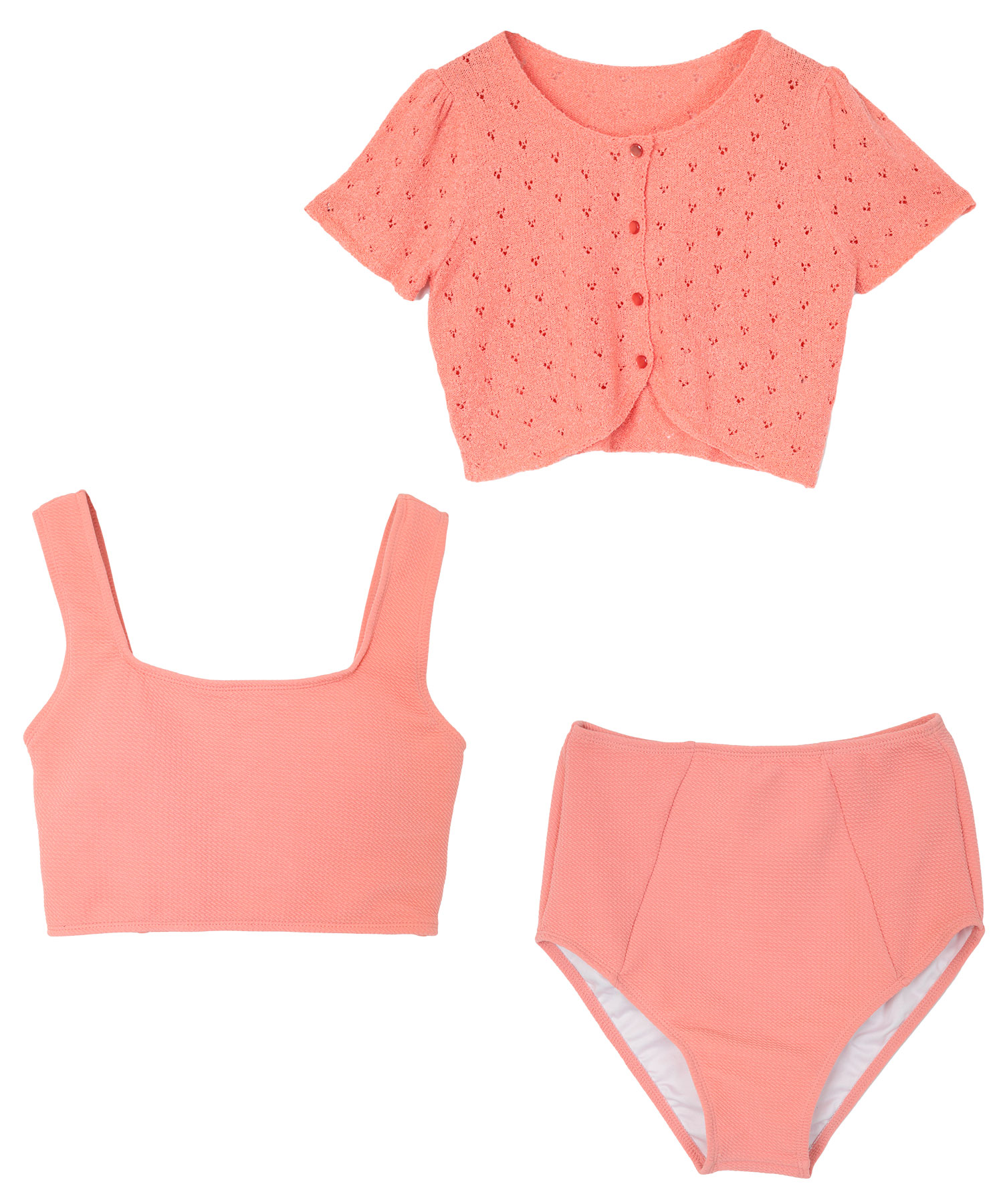 myriam swim (トップスとハイウエストボトムスのセット) myriam swim (トップスとハイウエストボトムスのセット)