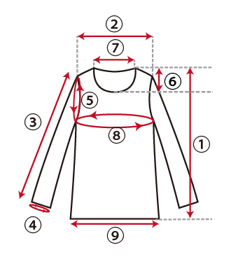 カットソー・Tシャツの図